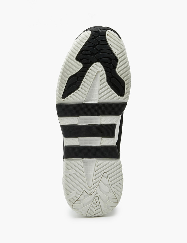 Черные женские кроссовки с белой подошвой MASCOTTE 189-312521-0202 | ракурс 5