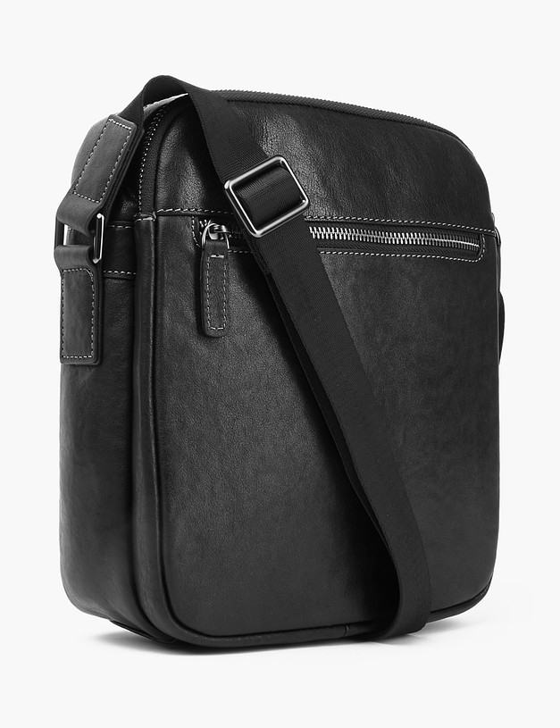Черная мужская сумка MASCOTTE 604-2150-102 | ракурс 3