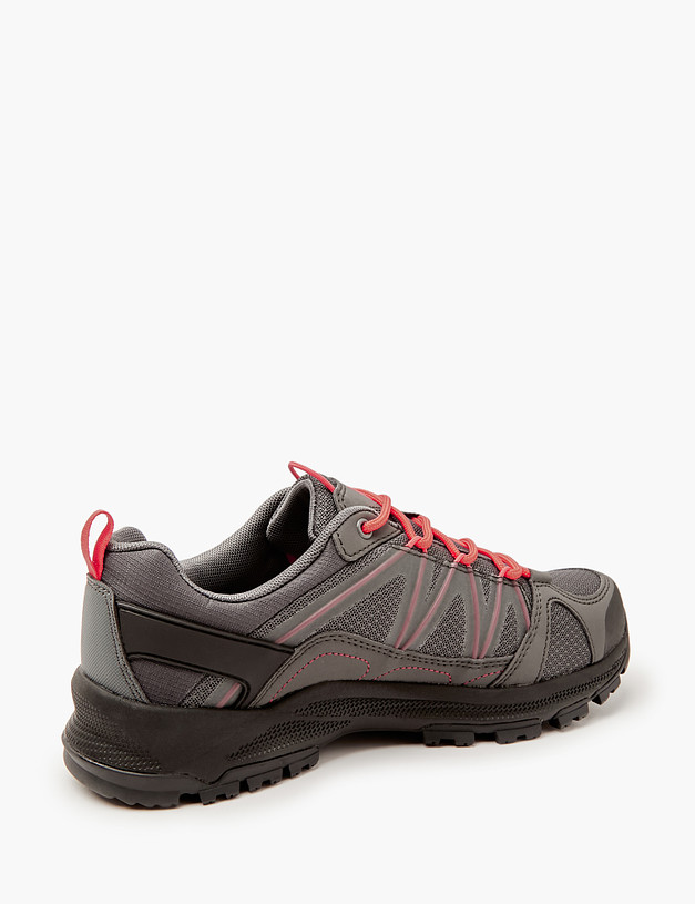 Серые женские кроссовки с яркими шнурками MASCOTTE 182-410121-0210 | ракурс 5