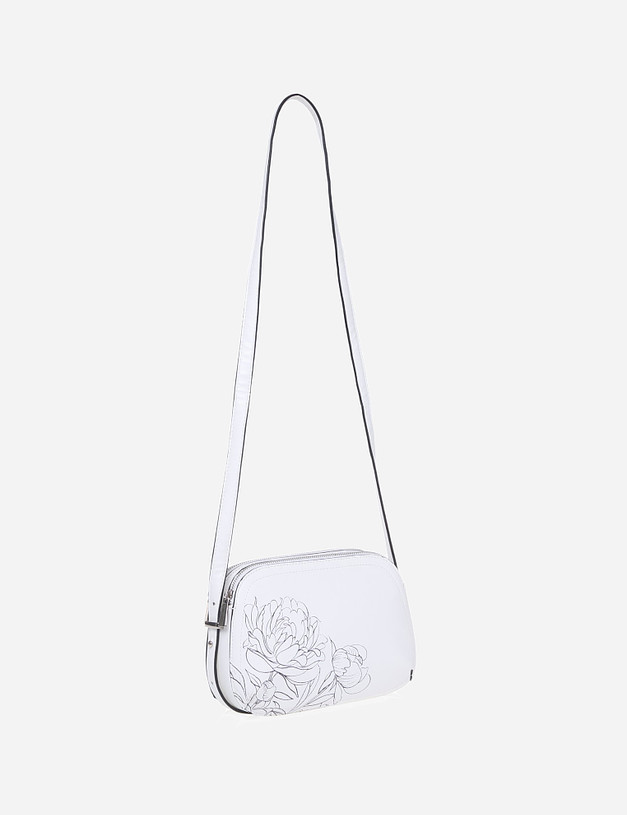 Белая женская сумка кросс-боди MASCOTTE 626-9109-612 | ракурс 4