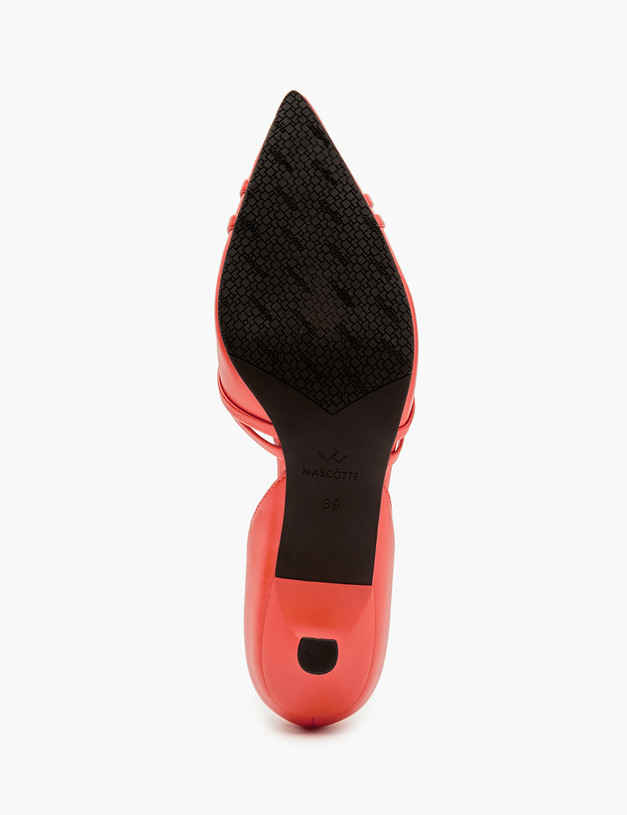 Красные женские туфли MASCOTTE 172-412411-6545M | ракурс 6