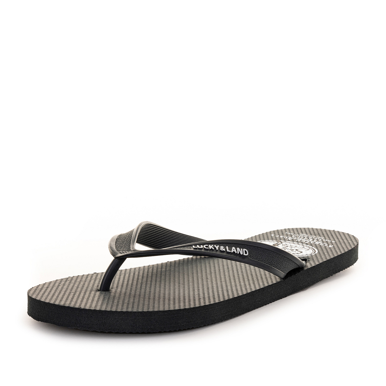 Сланцы мужчины LUCKY LAND 2495M-PE  black фото