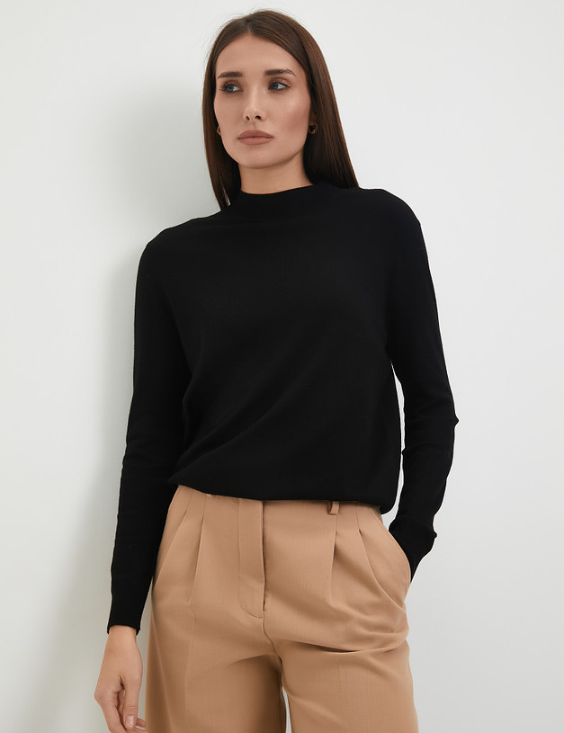 Черный женский свитер MASCOTTE 852-3204-2402 | ракурс 1