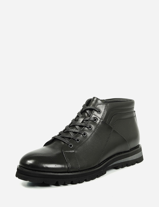 Черные мужские ботинки MASCOTTE 22-121927-3128M | ракурс 3