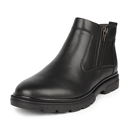 58-42MZ-A405VN Ботинки мужские кож.спилок/шерсть-и.мех черн, Zenden