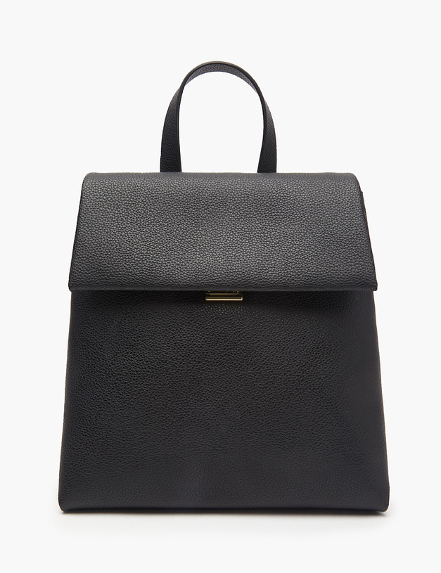 Черный женский рюкзак из кожи MASCOTTE 604-3205-602 | ракурс 2
