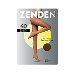 969_12_Intention_40_p.3_D Колготки женские  40 ден беж, Zenden