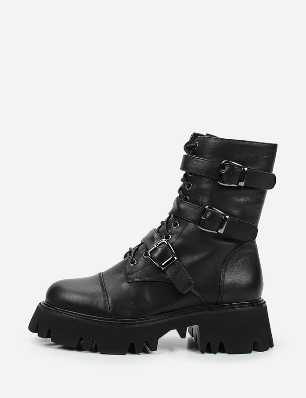 Черные женские ботинки MASCOTTE 21-121722-0102 | ракурс 2