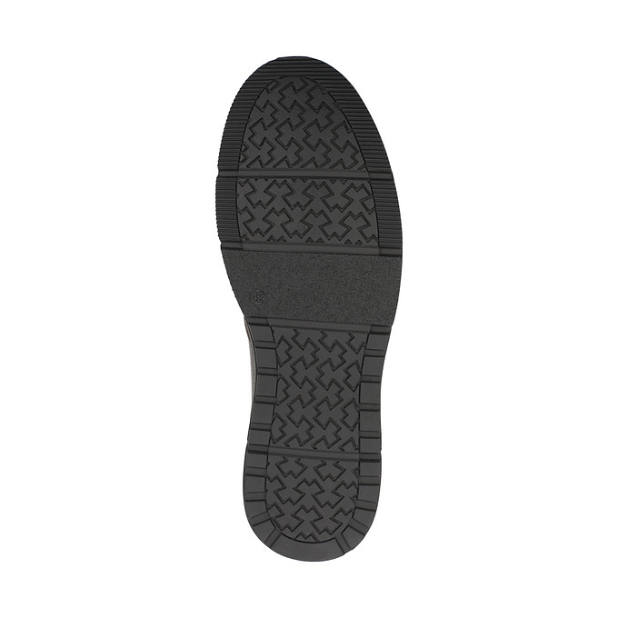 Черные мужские полуботинки с перфорацией без шнуровки MUNZ Shoes