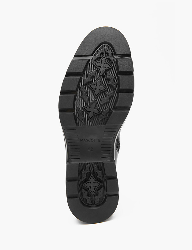 Черные мужские зимние ботинки MASCOTTE 128-321332-0102 | ракурс 5