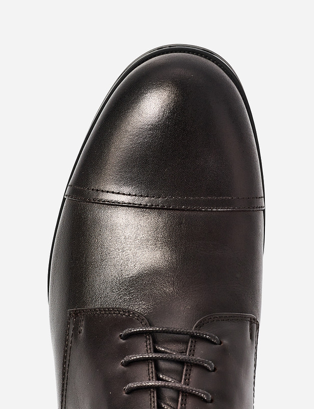 Коричневые мужские ботинки с острым носом MASCOTTE 128-120223-0109 | ракурс 6