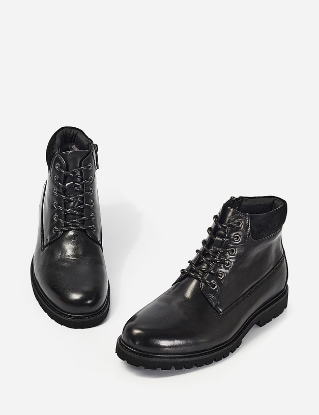 Черные мужские ботинки MASCOTTE 58-120632-3128M | ракурс 8