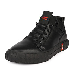 98-12MV-084VT Ботинки для активного отдыха мужские кож.спилок/текстиль черн, Quattrocomforto