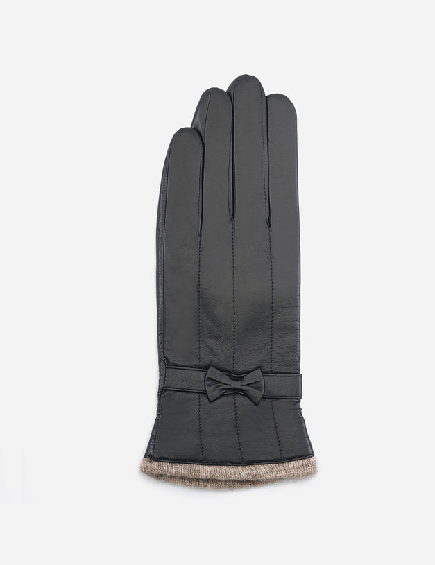 Кожаные теплые женские перчатки MASCOTTE 717-0208-0502 | ракурс 1