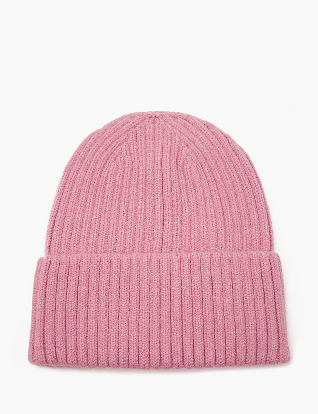 Розовая шапка для девочек MASCOTTE 781-3245-2406 | ракурс 2
