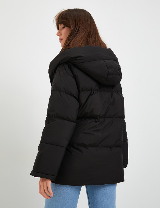 Черная женская куртка MASCOTTE 861-3205-2402 | ракурс 2