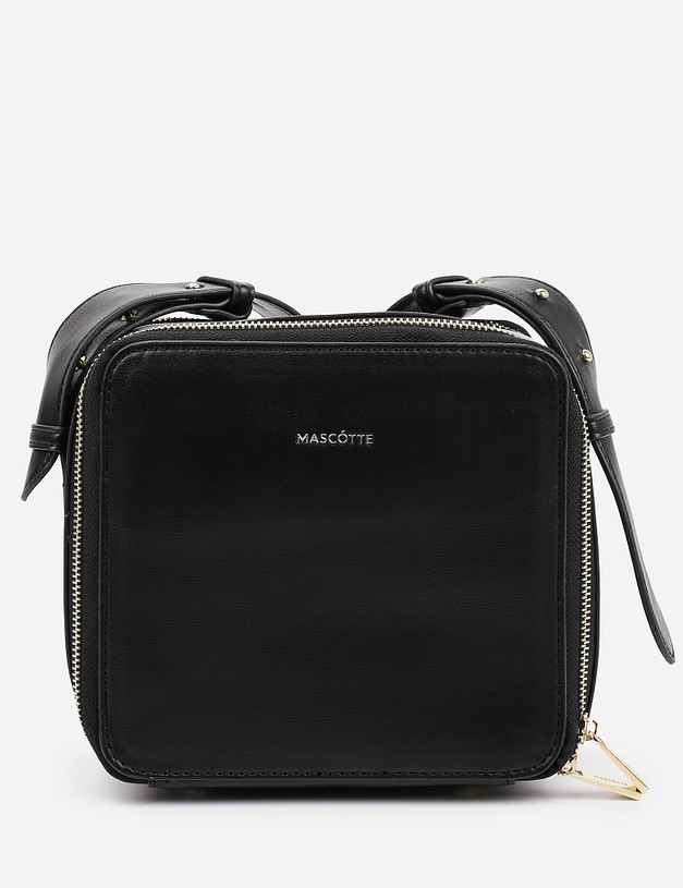 Черная женская сумка кросс-боди MASCOTTE 610-1203-602 | ракурс 2