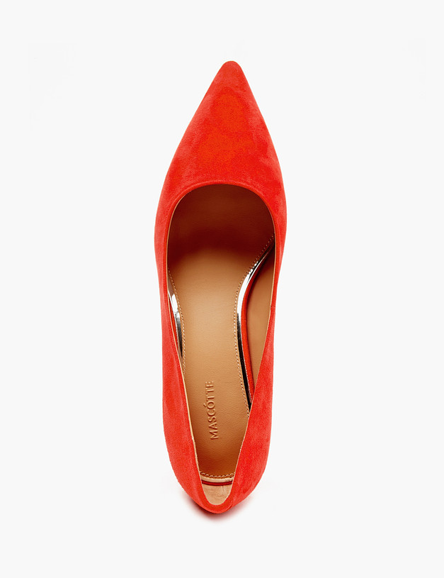 Красные женские туфли на квадратном каблуке MASCOTTE 172-4122812-4639M | ракурс 6