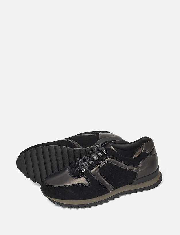 Черные мужские кроссовки MASCOTTE 58-1215521-3205M | ракурс 7