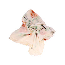 YU-41-SYA02-020 Палантин жен бел-оранж, Zenden