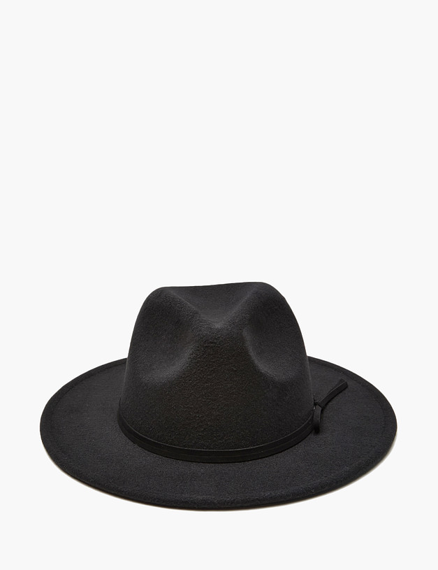 Черная женская шляпа MASCOTTE 783-4103-2402 | ракурс 2