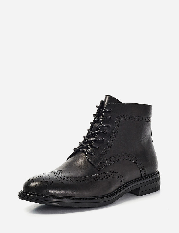 Черные мужские ботинки MASCOTTE 22-1234624-3128M | ракурс 3