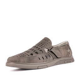 248-41MV-040GS Туфли мужские и.нубук/и.кожа серый, INSTREET