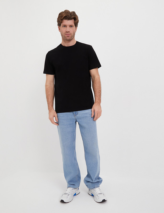 Черная мужская футболка MASCOTTE 873-4105-2602 | ракурс 5