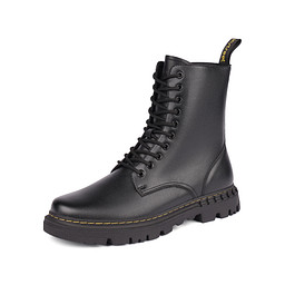 98-42MV-110SR Полусапоги мужские и.кожа/ворс.ткань черн, INSTREET