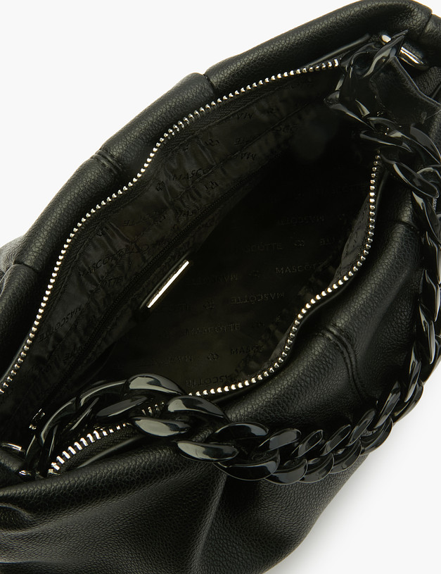 Черная женская сумка с декоративной цепью MASCOTTE 626-2106-602 | ракурс 4