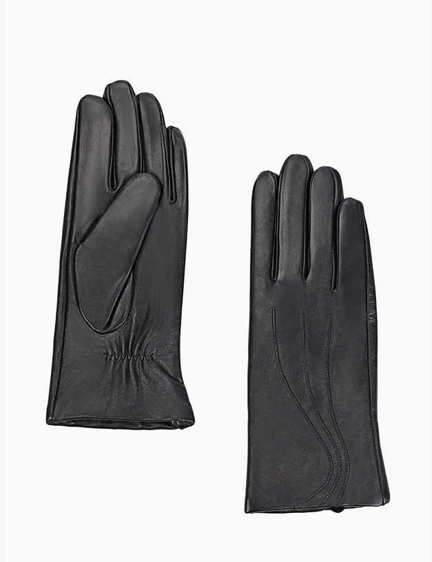 Черные женские перчатки MASCOTTE 709-1216-102 | ракурс 1