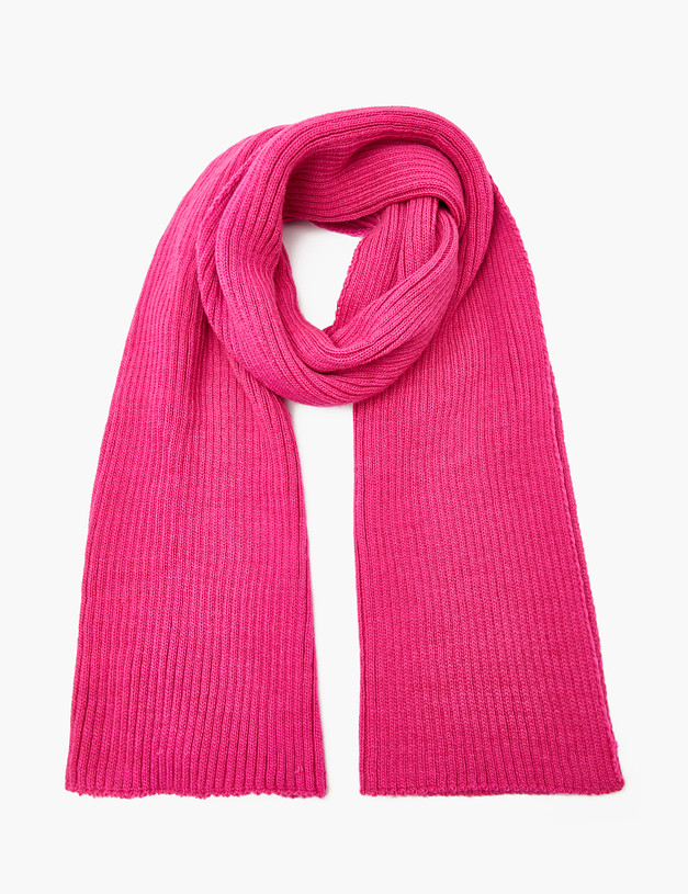 Женский шарф цвета фуксии MASCOTTE 781-2208-7506 | ракурс 2