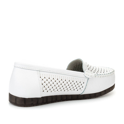 Мокасины женские MUNZ Shoes 40-21WA-255V, цвет белый, размер 36 - фото 3