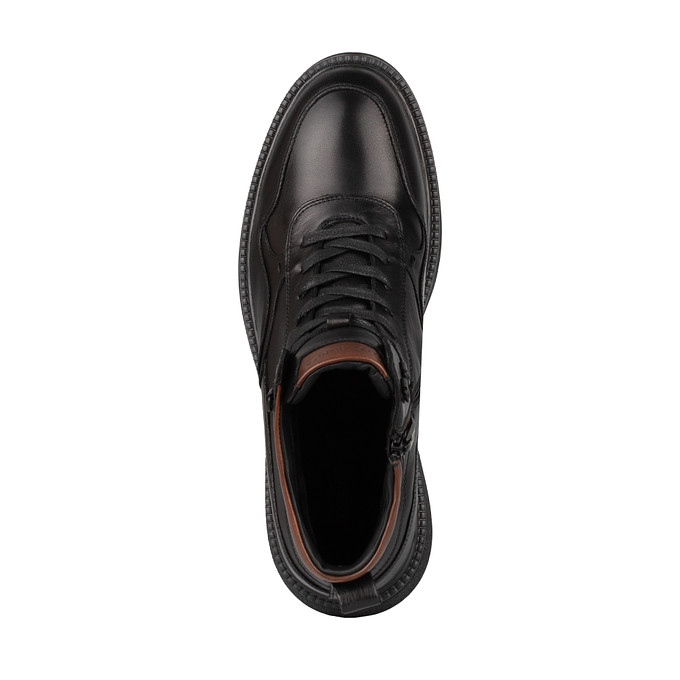 Чёрные кожаные мужские ботинки "Саламандер"