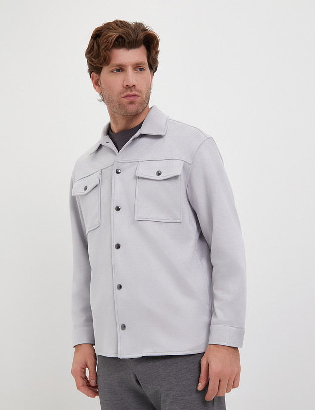 Серая мужская куртка-рубашка MASCOTTE 885-4130-2410 | ракурс 5