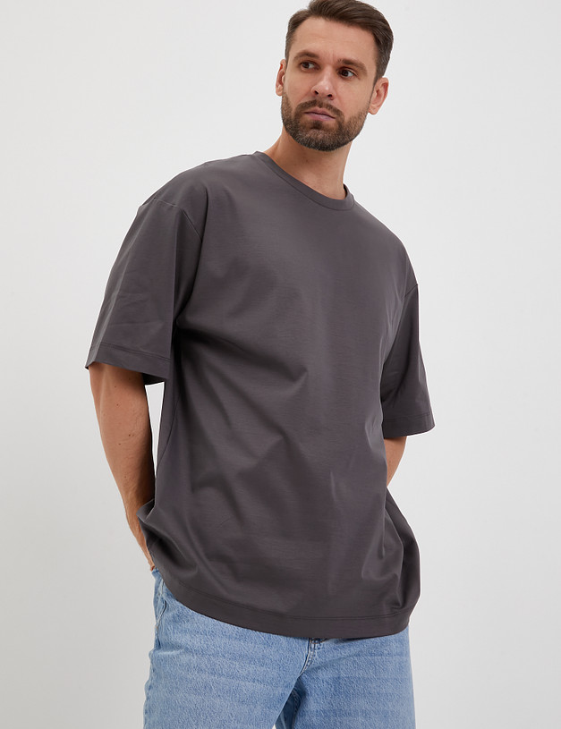 Темно-серая мужская футболка MASCOTTE 888-4129-2610 | ракурс 1