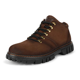 339-42MZ-012NN Ботинки мужские нубук/шерсть-и.мех корич, Zenden