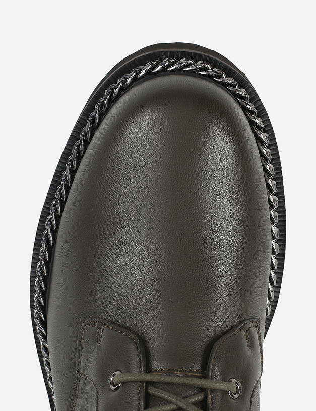 Оливковые женские ботинки MASCOTTE 09-1262121-3582M | ракурс 5