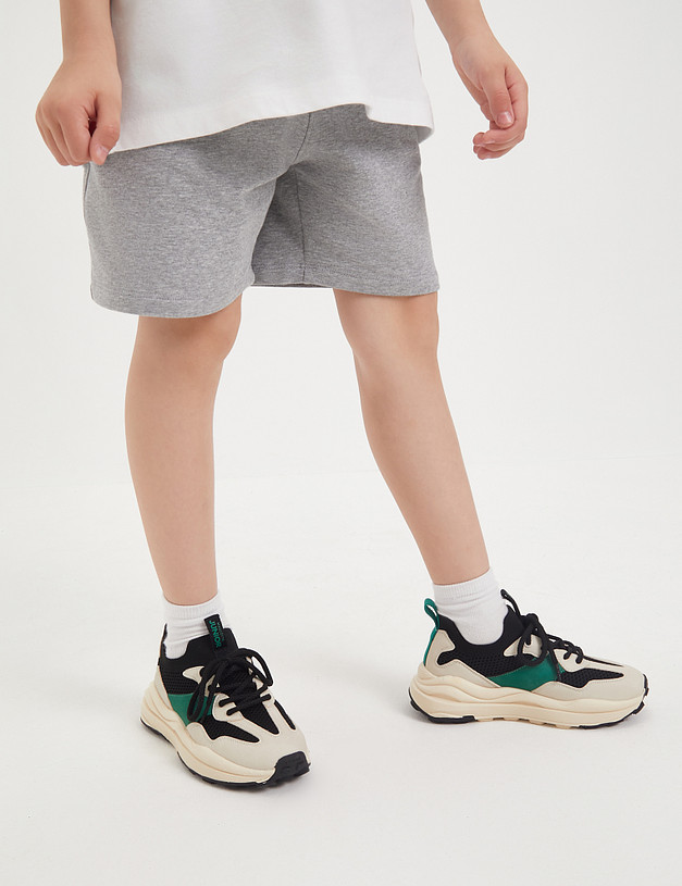 Молочные детские кроссовки с сетчатыми вставками MASCOTTE 234-413721-0604 | ракурс 9
