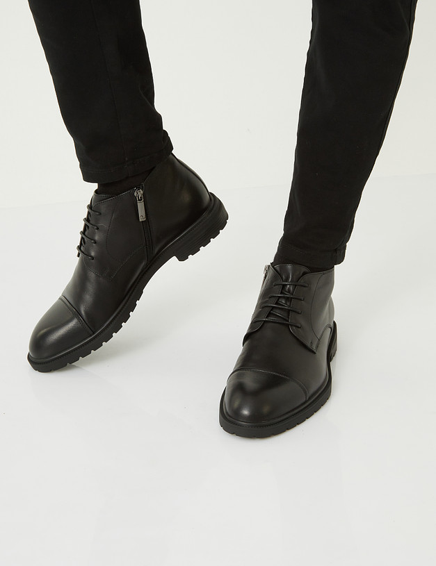 Черные мужские ботинки MASCOTTE 128-122323-0102 | ракурс 1