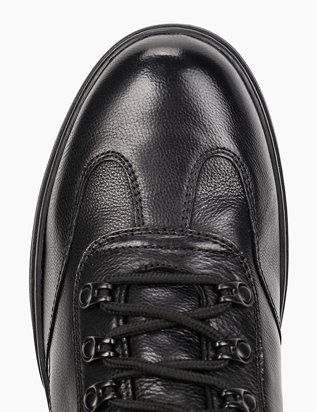Черные мужские зимние ботинки на меху MASCOTTE 58-120234-3180M | ракурс 5