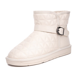 36-32WB-736SW Ботинки женские и.кожа/и.мех бел, INSTREET