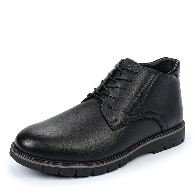 Черные кожаные мужские ботинки «Томас Мюнц»