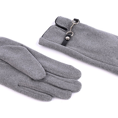 Перчатки женские ZENDEN YU-32GWK-025, цвет серый, размер ONE SIZE - фото 2