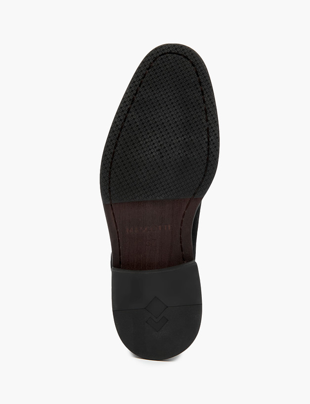 Черные женские ботинки из велюра MASCOTTE 22-3200324-3605M | ракурс 5