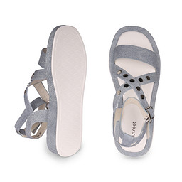 77-51WA-052SS Туфли летние женские и.кожа/и.кожа голуб, INSTREET