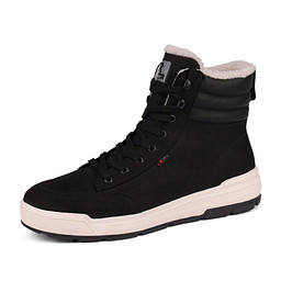 U0071-00 Ботинки для активного отдыха мужские нат.кожа-и.кожа/шерсть-текстиль черн, Rieker