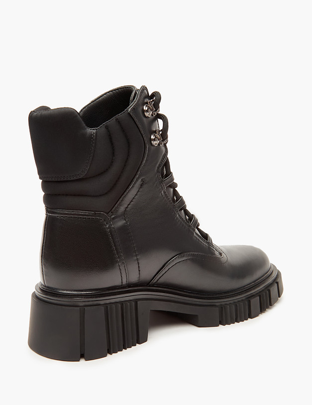 Черные женские зимние ботинки MASCOTTE 233-324432-3100M | ракурс 3