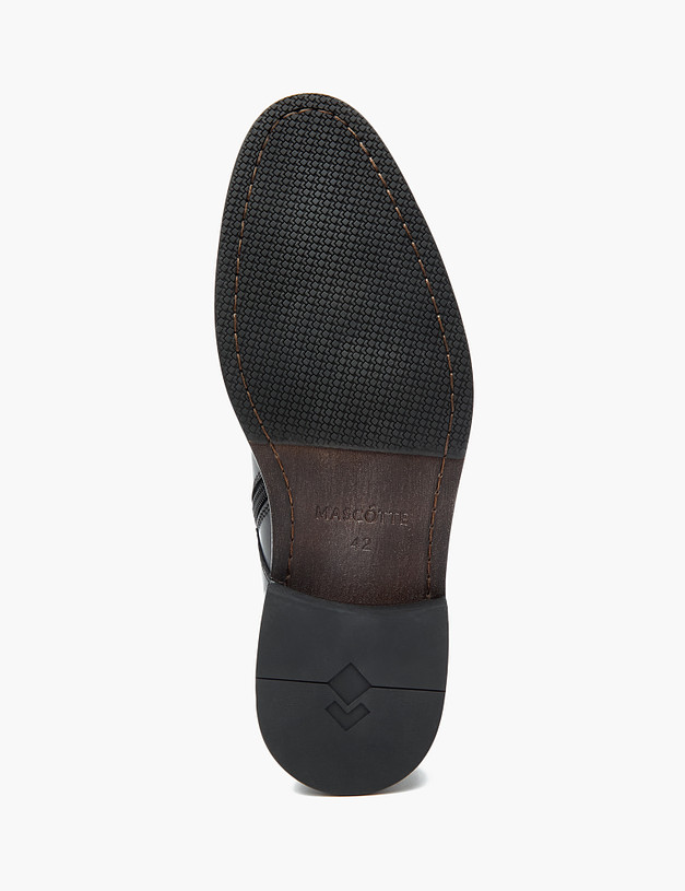 Черные кожаные мужские ботинки MASCOTTE 22-320822-0102 | ракурс 5