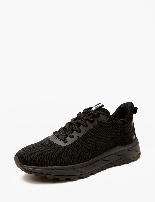 Черные мужские кроссовки из текстиля MASCOTTE 189-4110321-0202 | ракурс 3